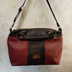 Nine West Black and Brown Shoulder Bag
